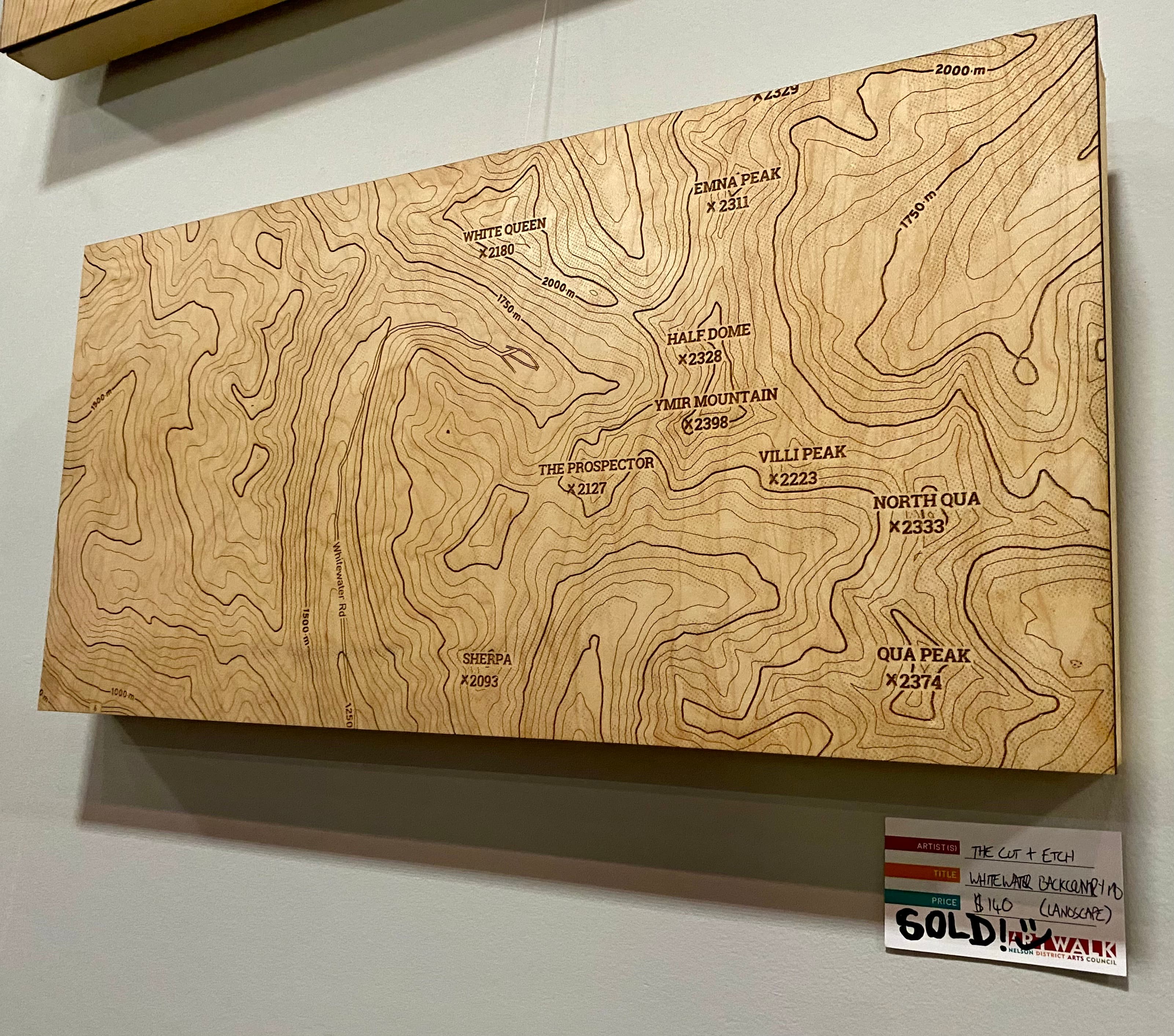 Whitewater Backcountry Landscape Map