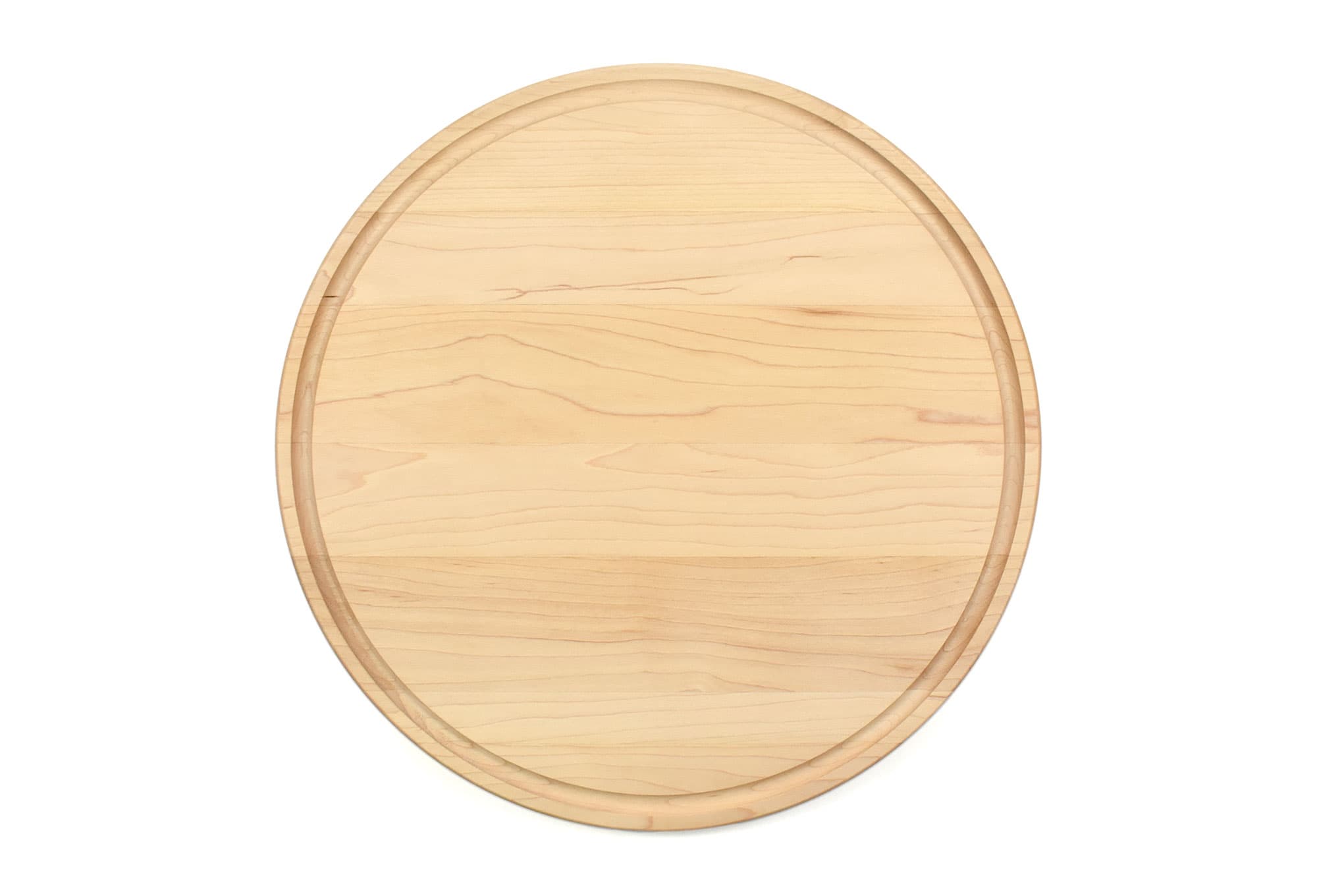 Large Round Cutting Board with juice groove 2