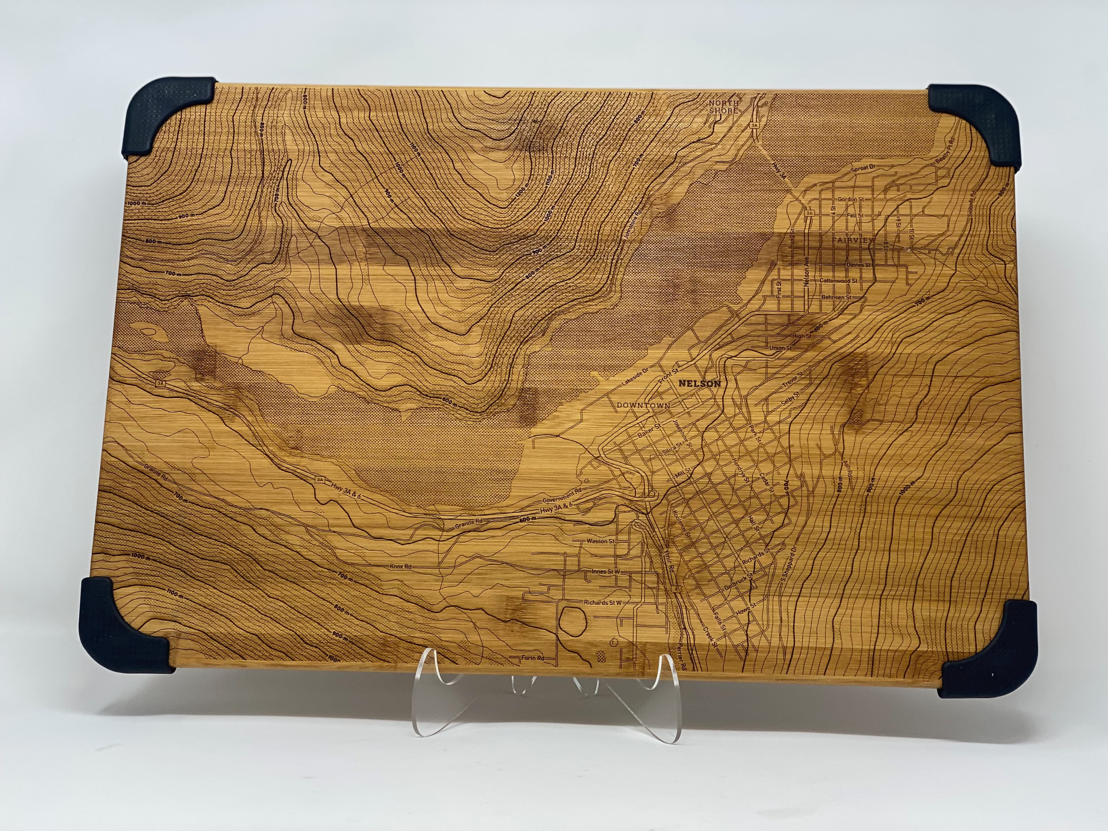Nelson Map Cutting Board 5