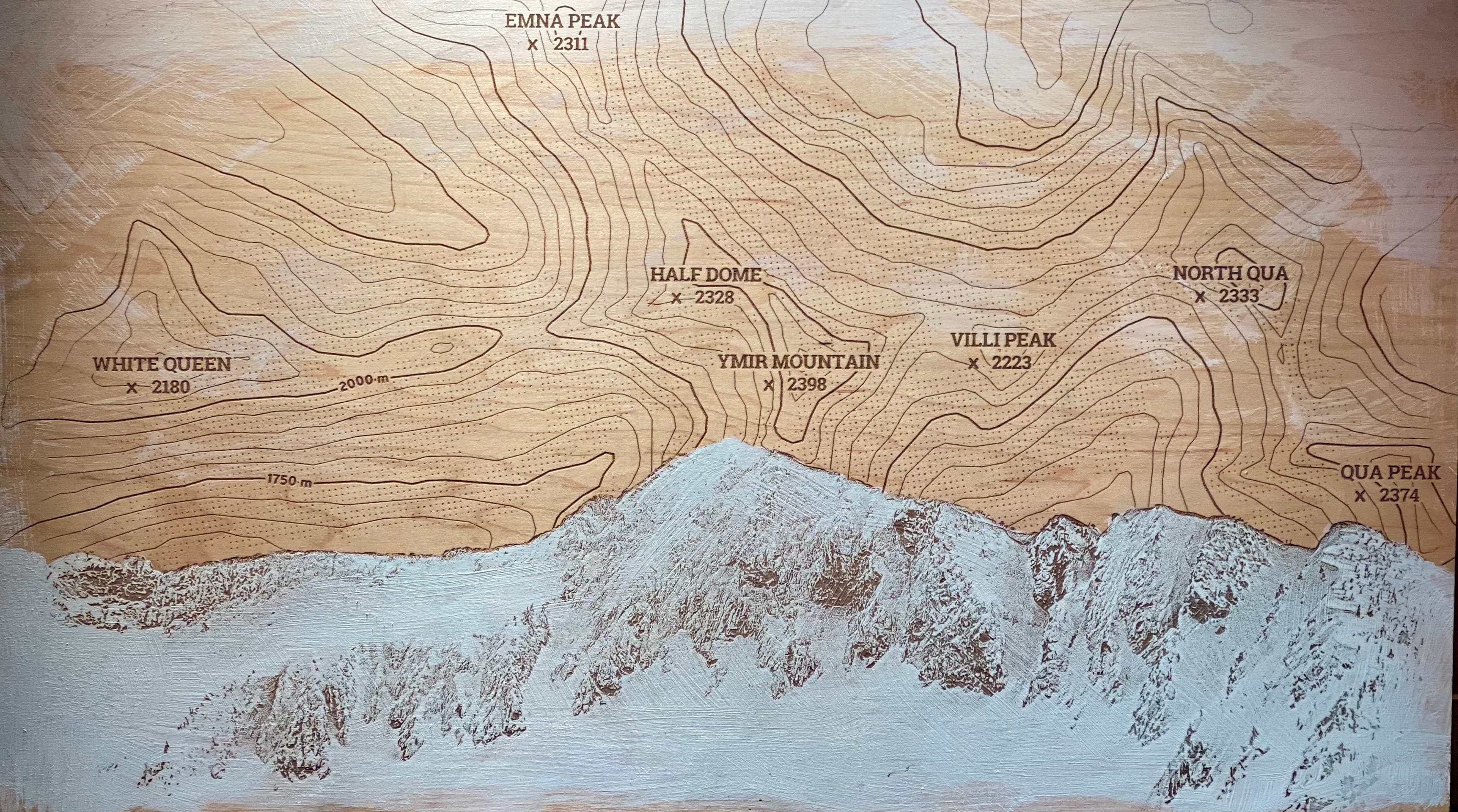 Ymir Peak Mountain Map