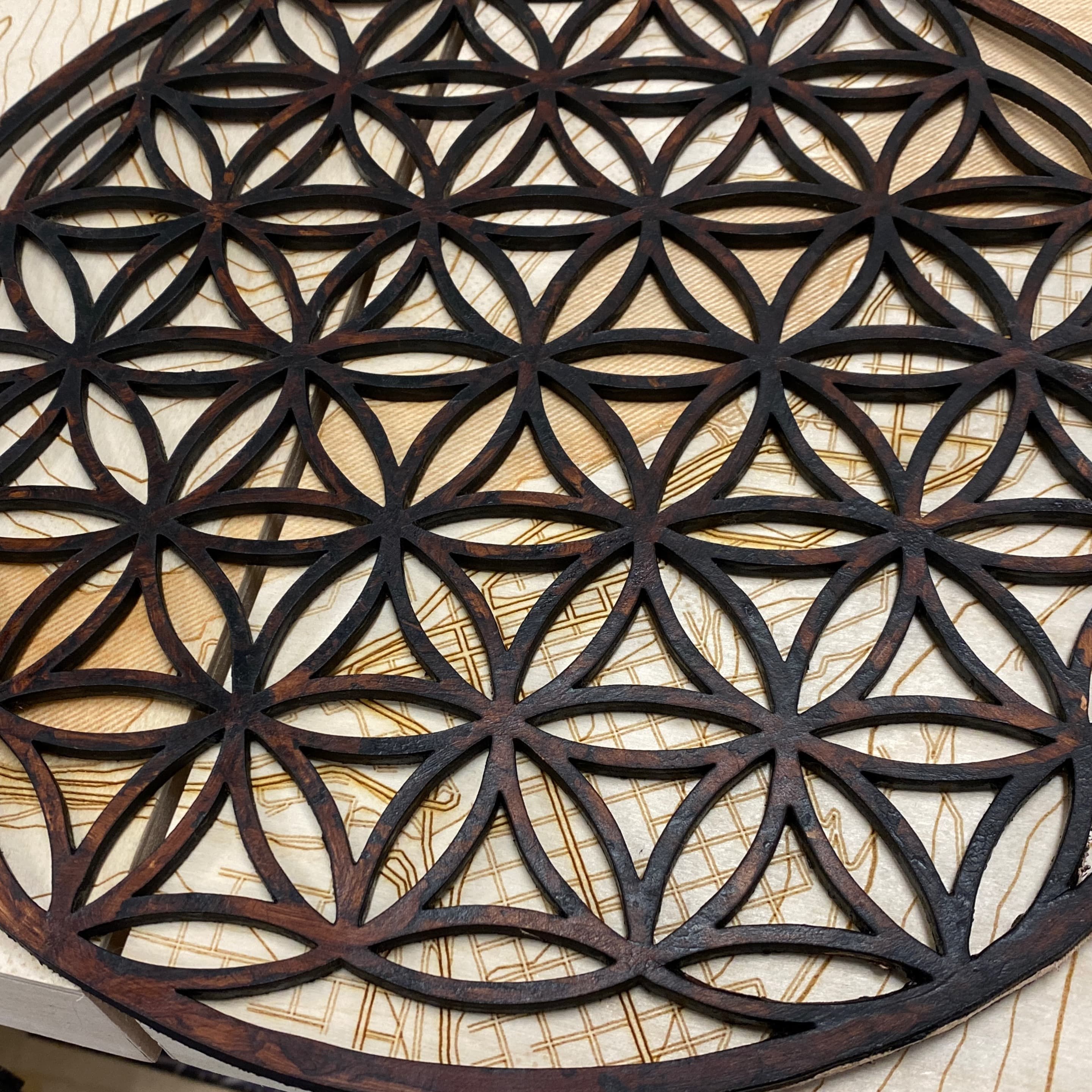 Flower Of Life Leather