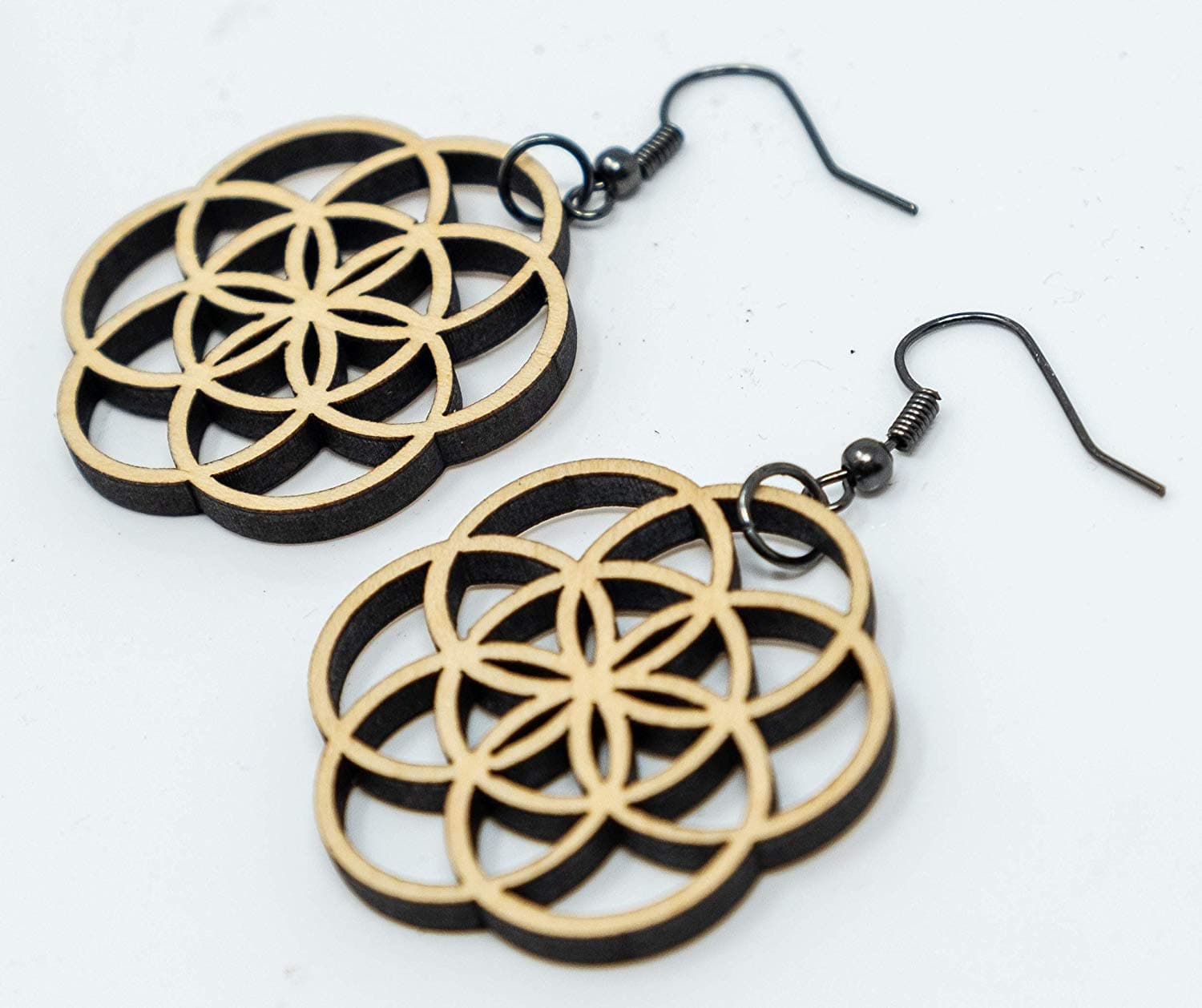 Seed of Life Cut Earrings